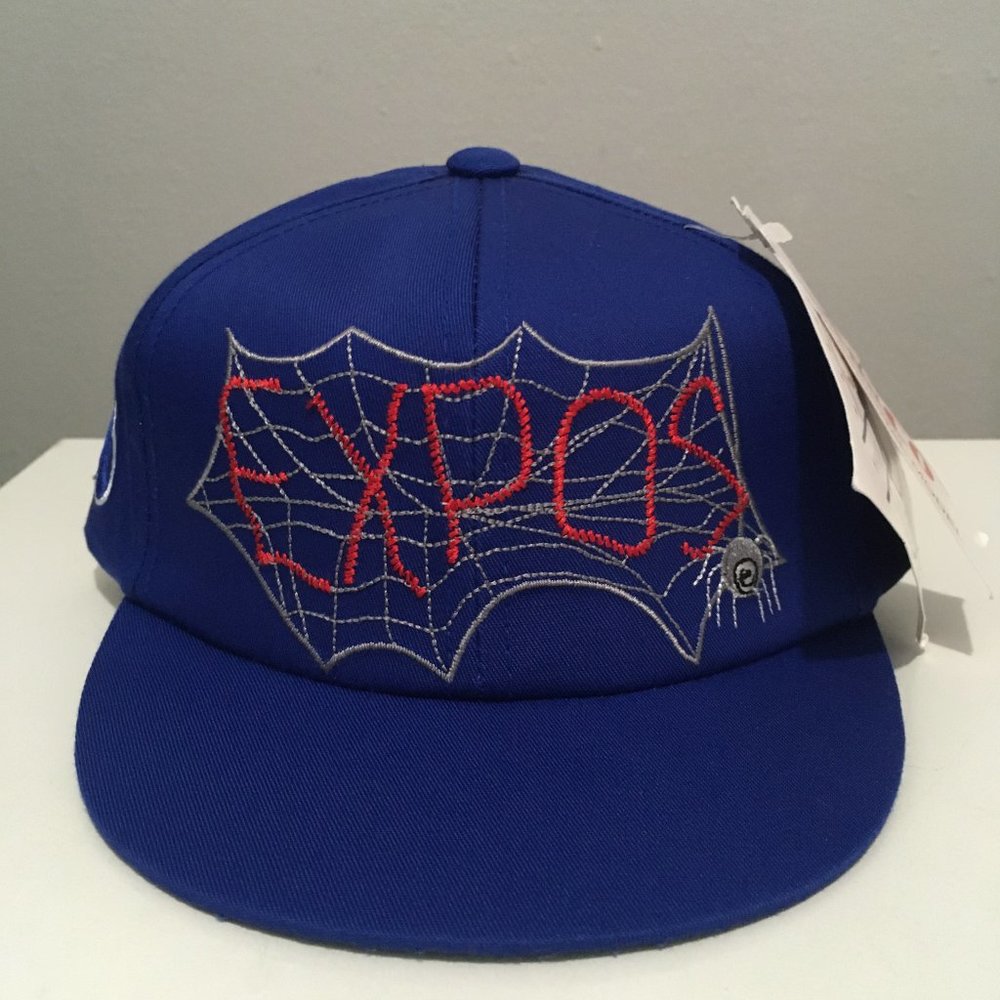 NEW Vintage Annco Professional Model Montreal Expos Spider Web Toddler Hat Youth